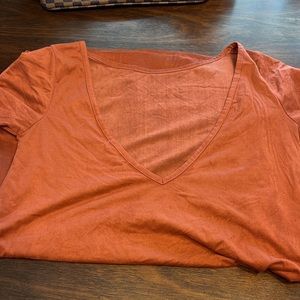 Low back rust colored dress 🧡🤎